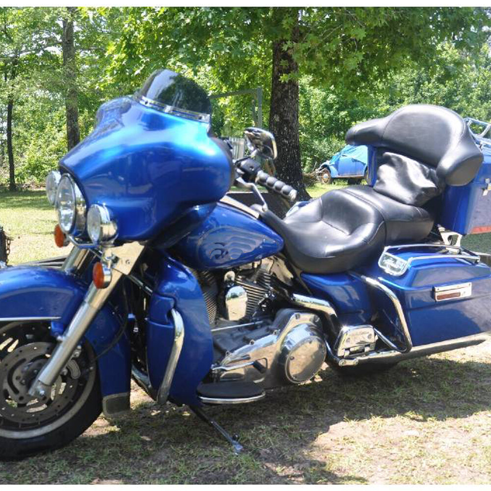 For 97-07 Harley Electra Glide Standard Classic Seat Driver Passenger Rider 2 Up