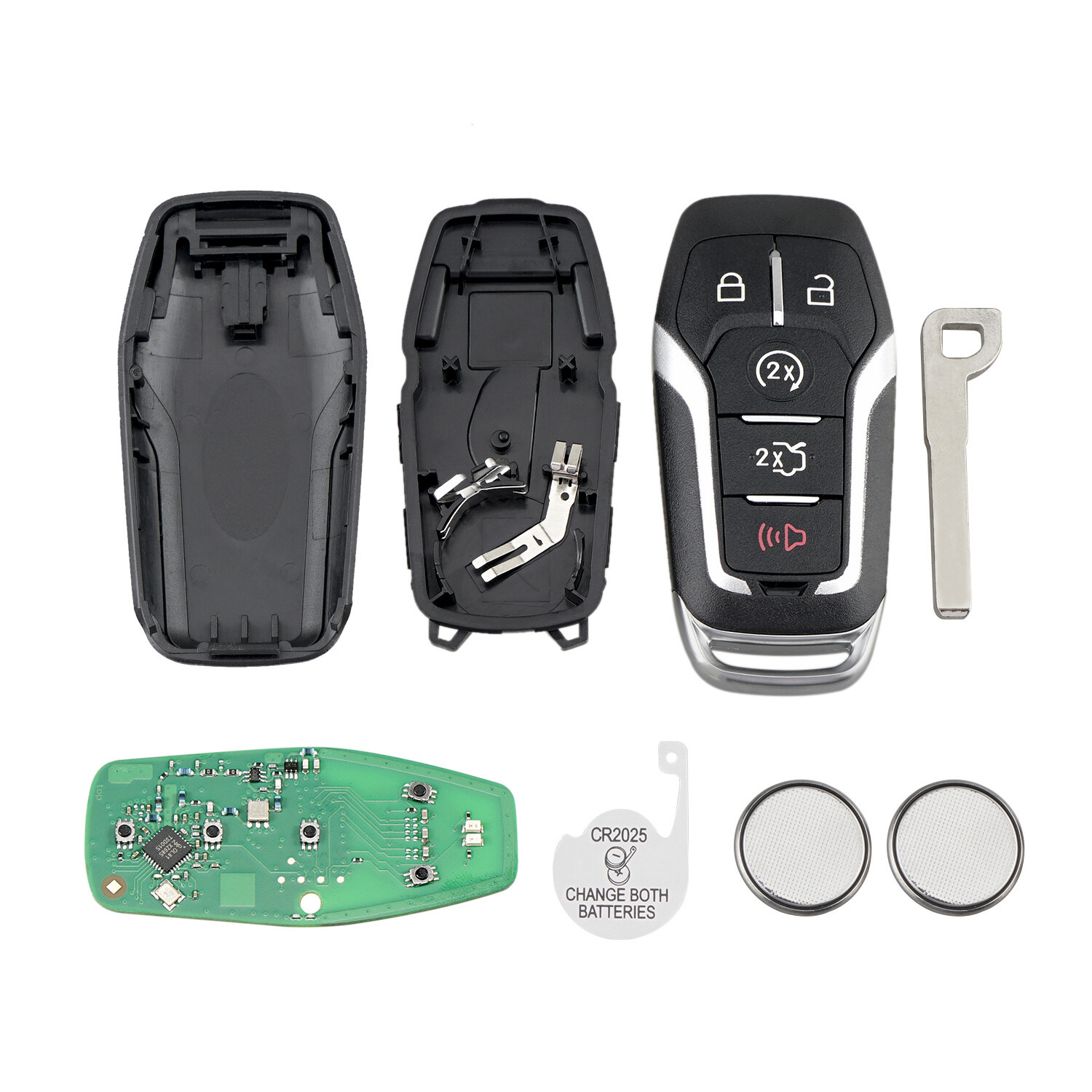 2 For 2015 2016 2017 Ford Edge Explorer Mustang Fusion Smart Prox Remote Key Fob