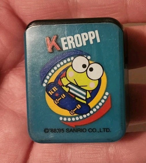 Vintage Keroppi 1996 Sanrio Pencil Sharpener Rare