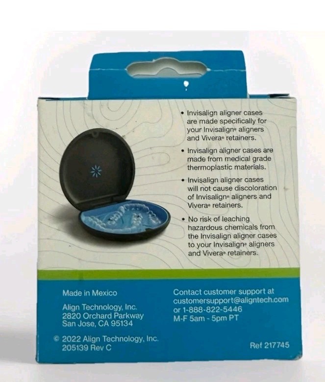 Invisalign Aligner Case Black New