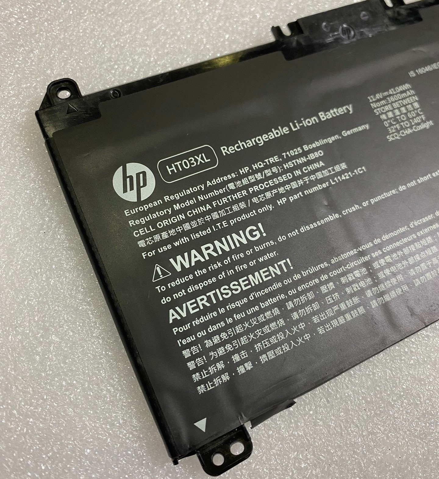 Genuine OEM HT03XL Battery for HP Pavilion L11421-2C2 L11119-855 15-CS 15-DA New
