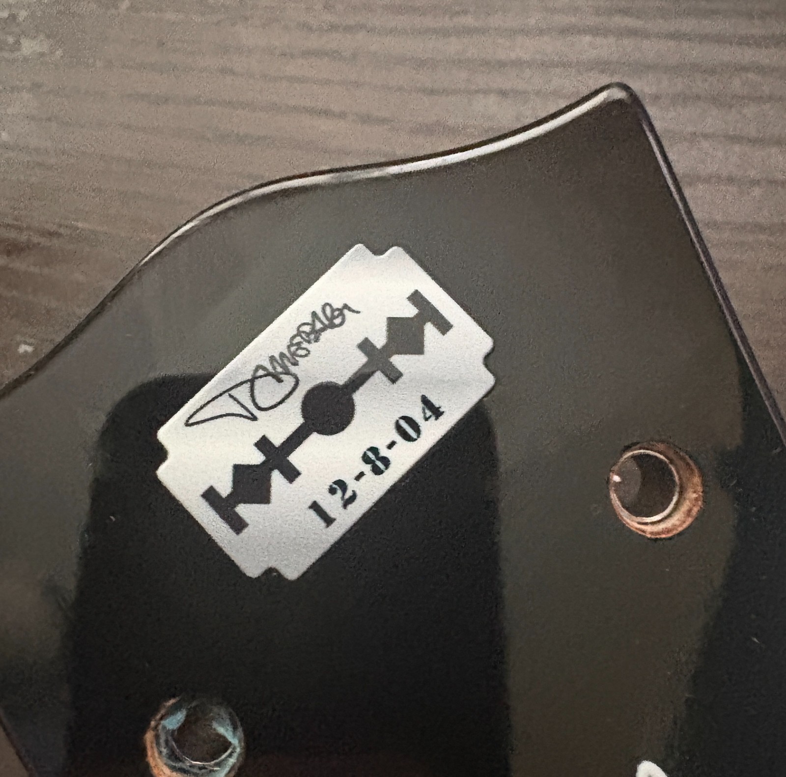 Dimebag Electric Guitar Autograph & Razor UV DTF premium durable Decal set