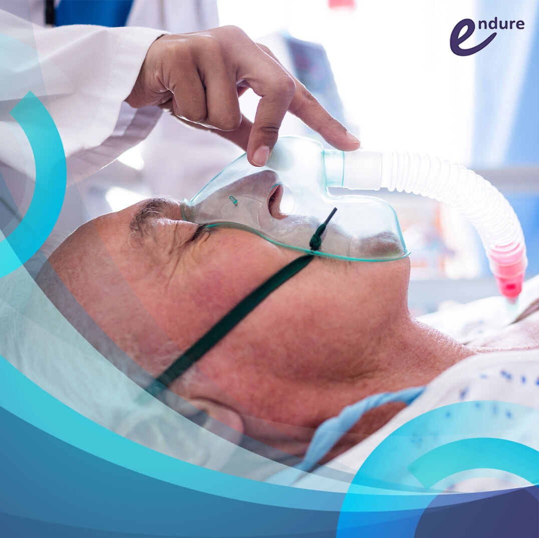 Endure Adjustable Adult Oxygen Venturi Mask with Accessories, Large Size