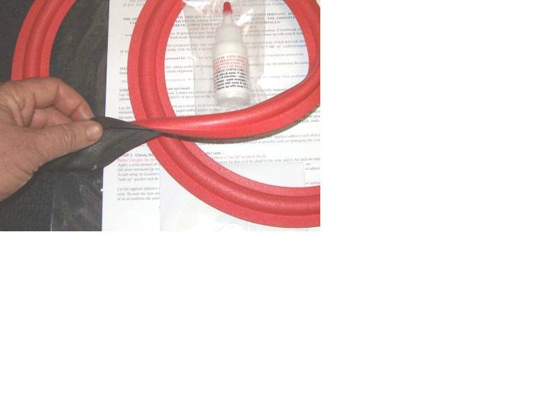 Cerwin Vega E208, RE20B, VS80, 81W2, 81W4, W84 Foam Surround Speaker Repair Kit