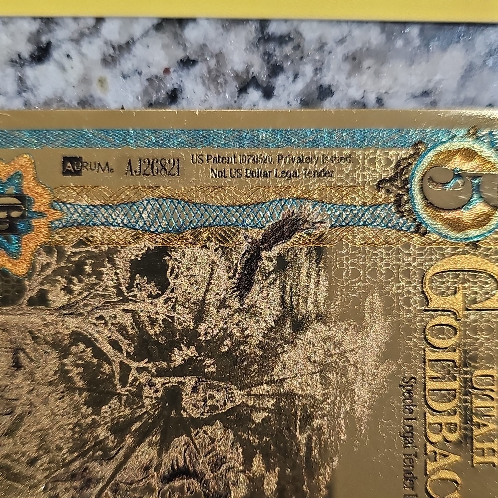 Goldback 2 Five Bar 2022 1/200 oz Each 24K Gold 0.999 Fine Total 1/100 oz