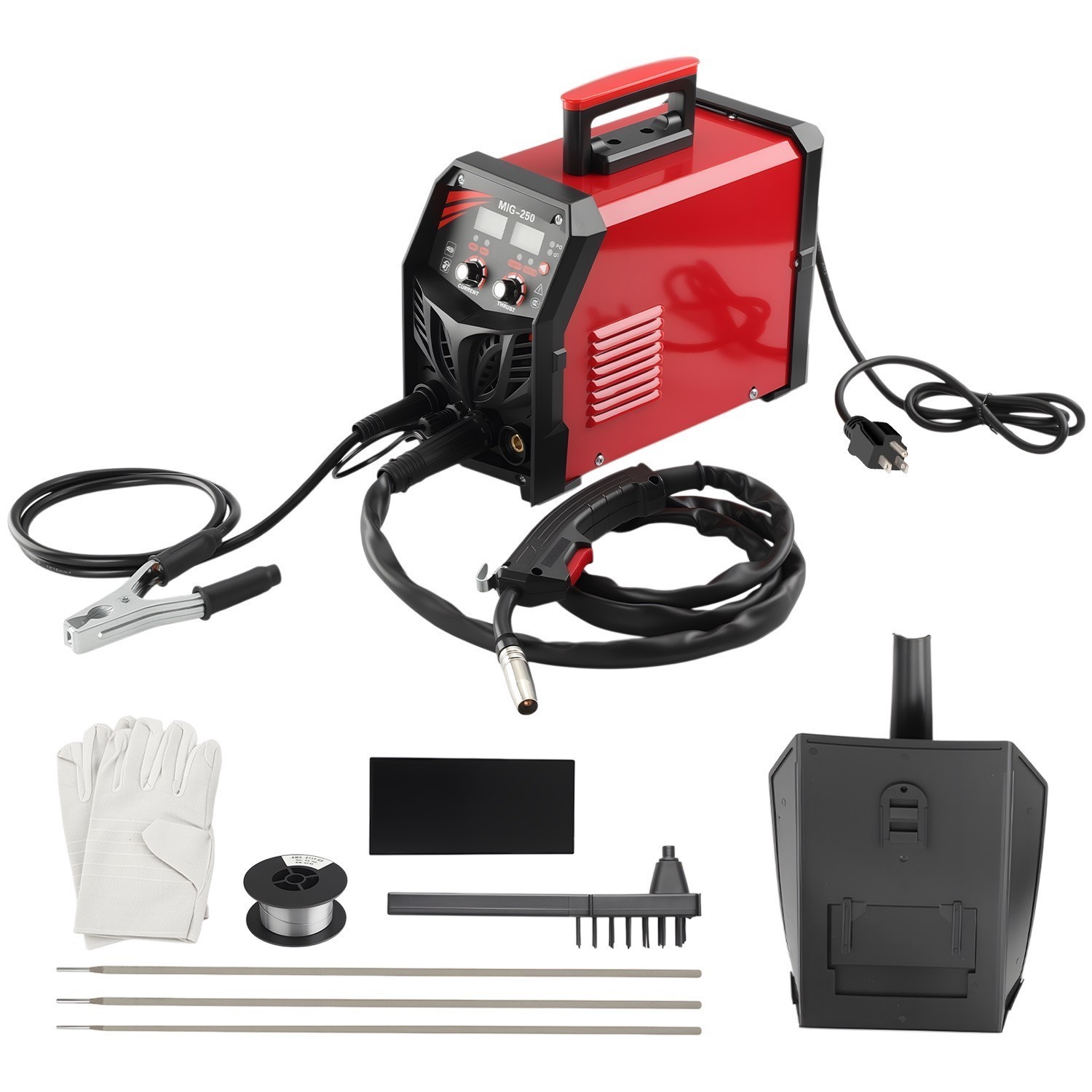 MIG Welder 250A Mig Welding Machine 3-in-1 Flux Core MIG/Stick/Lift TIG Welder