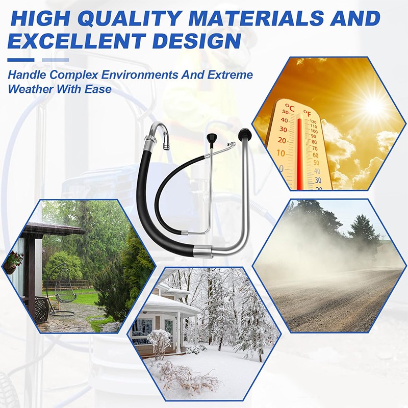 Stainless Steel Suction Hose & Reflux Line Sets For Graco 390 395 490 495 595