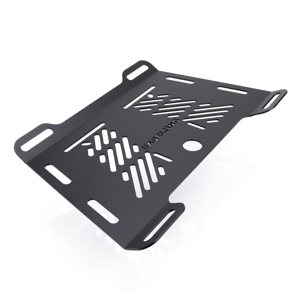 Universal Aluminum Motorcycle Rear Luggage Rack Black Luggage Holder Bracket New