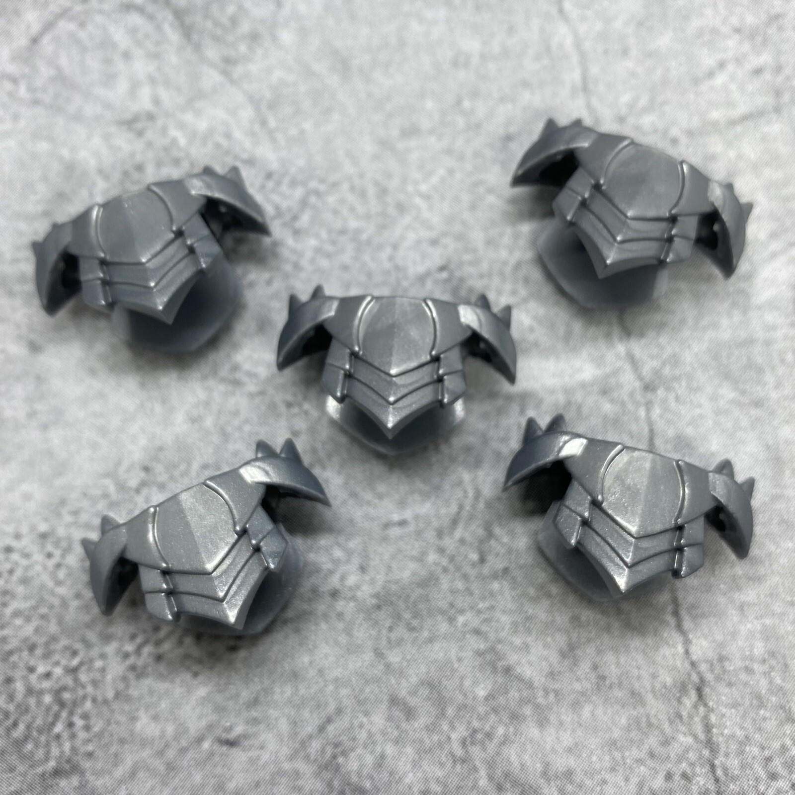 5pack Gray Easterling Armor Blocks  Accessories for Minifigures LOTR gB24357