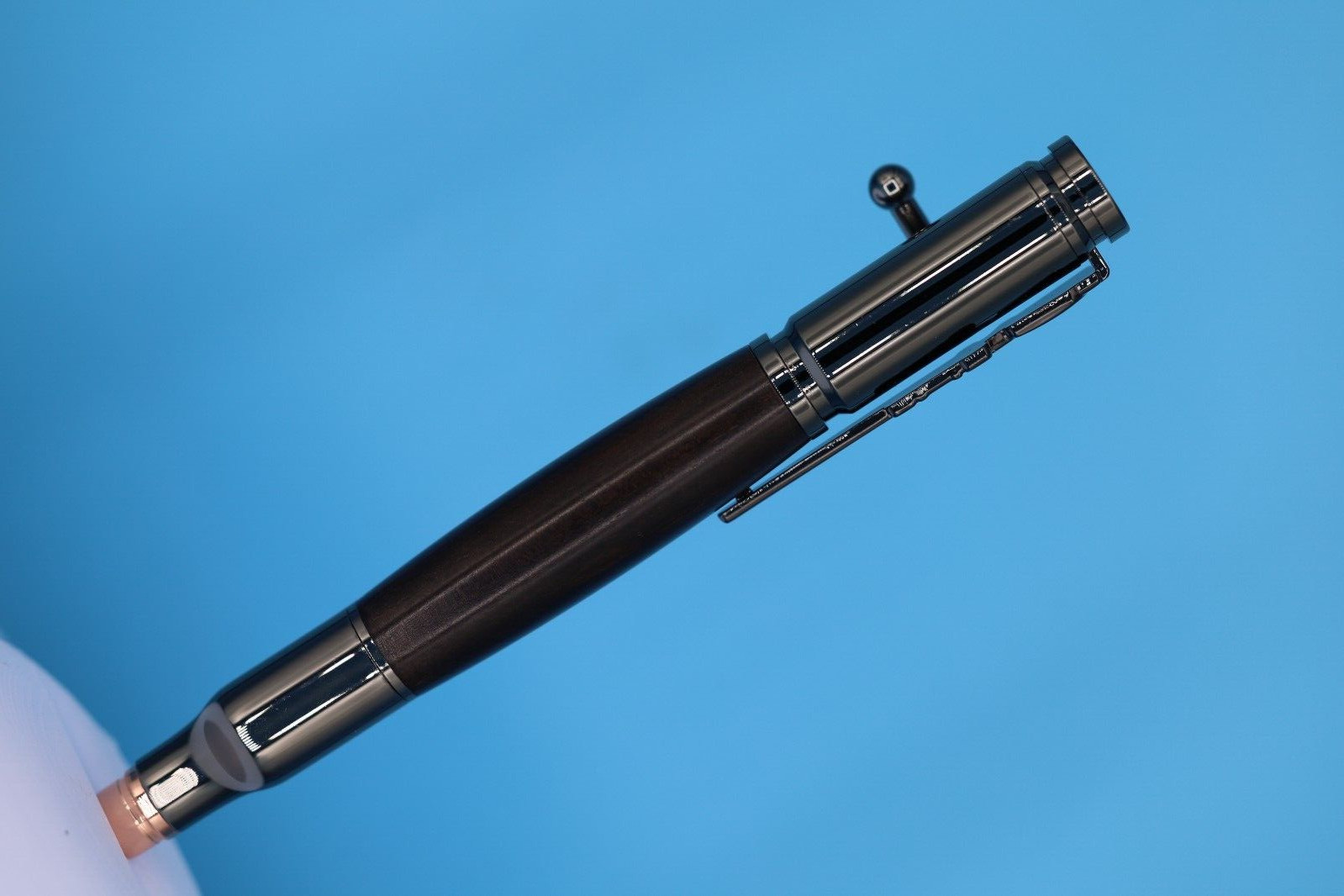 Gifts for Hunters 30 Caliber Bolt Action Pen GunMetal Blackwood