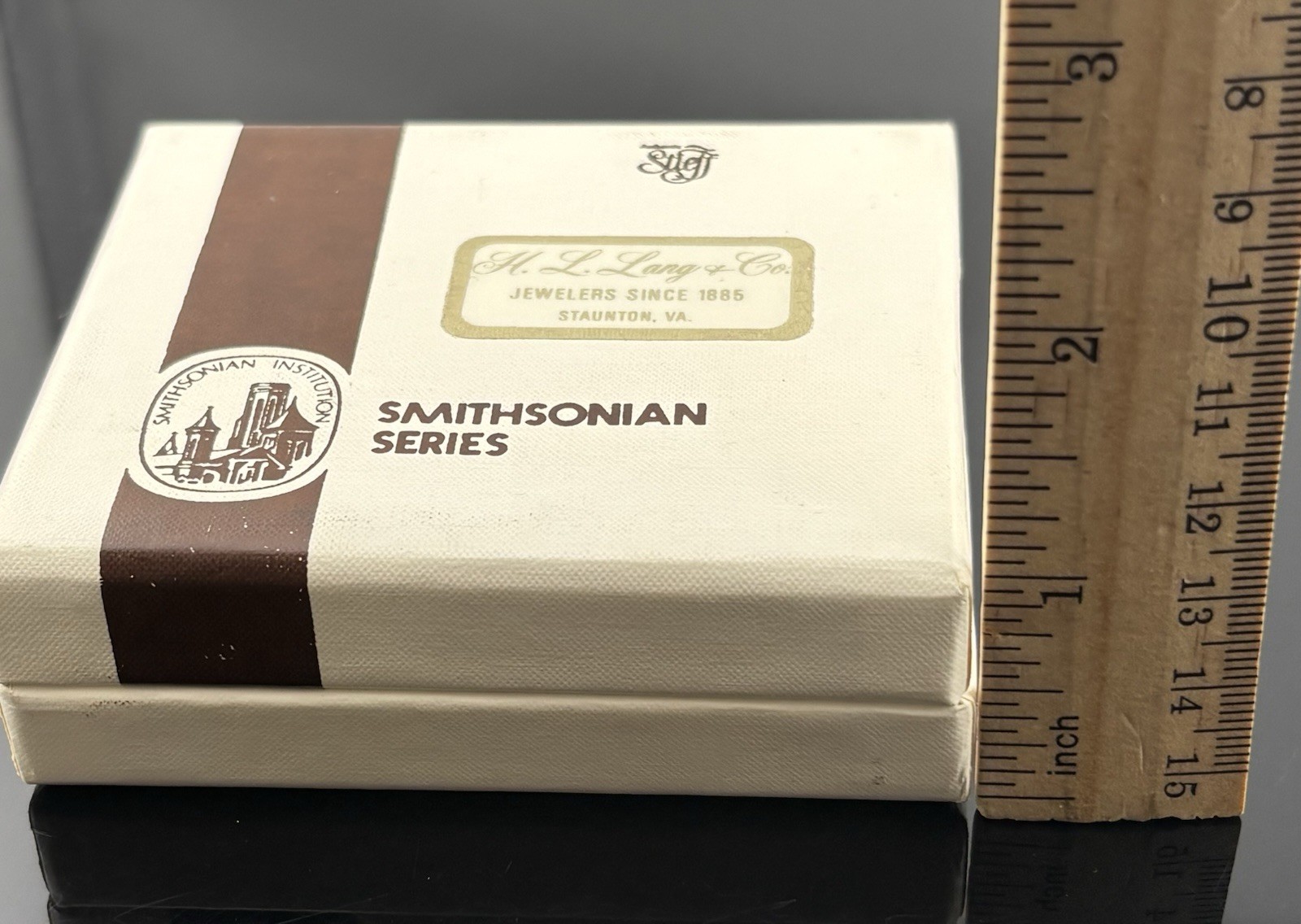 VTG Stieff Smithsonian Series Washington Inaugural Pewter Blazer Buttons in Box