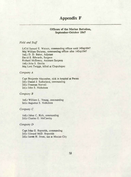 Pre Civil War Marine Corps 1848 Mexican Campaign History Book