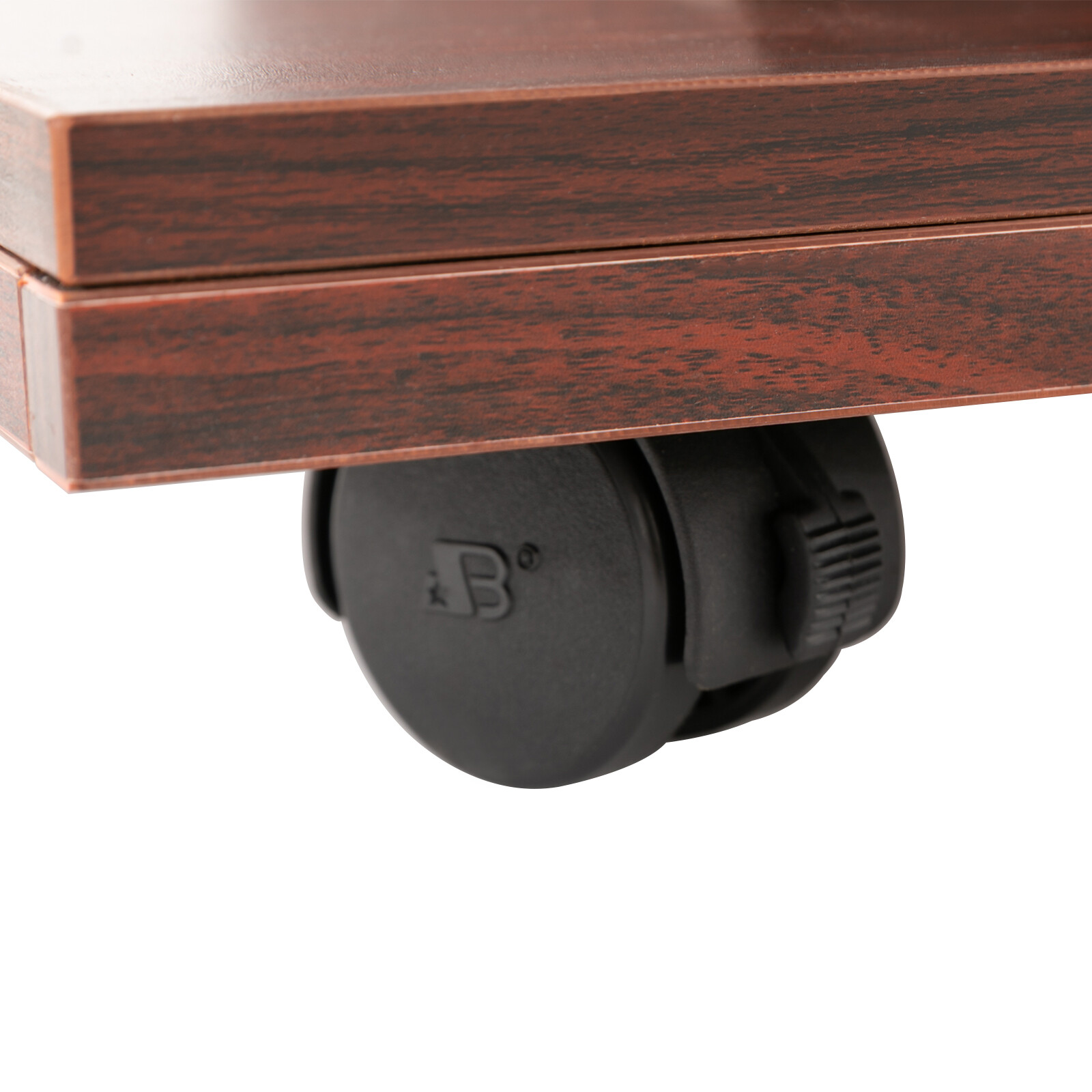 Wooden Portable Presentation Standing Movable Desk for Classroom Church W/Wheels