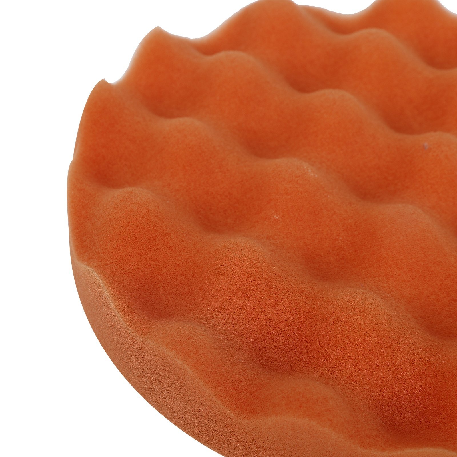 4pcs Polishing/Buffing Sponge Pads Car Polisher Foam Soft Wave Waffle Pad 7 inch