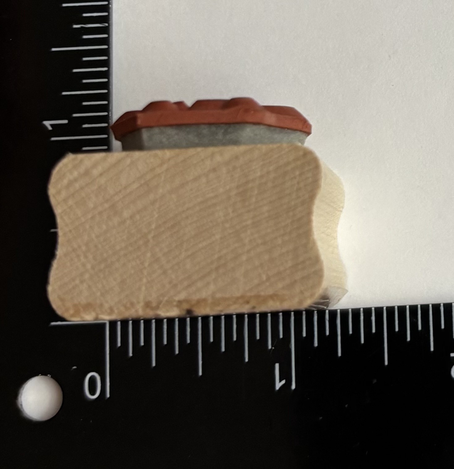 Stampin Up Wood Rubber Stamp 2000 Teddy Bear