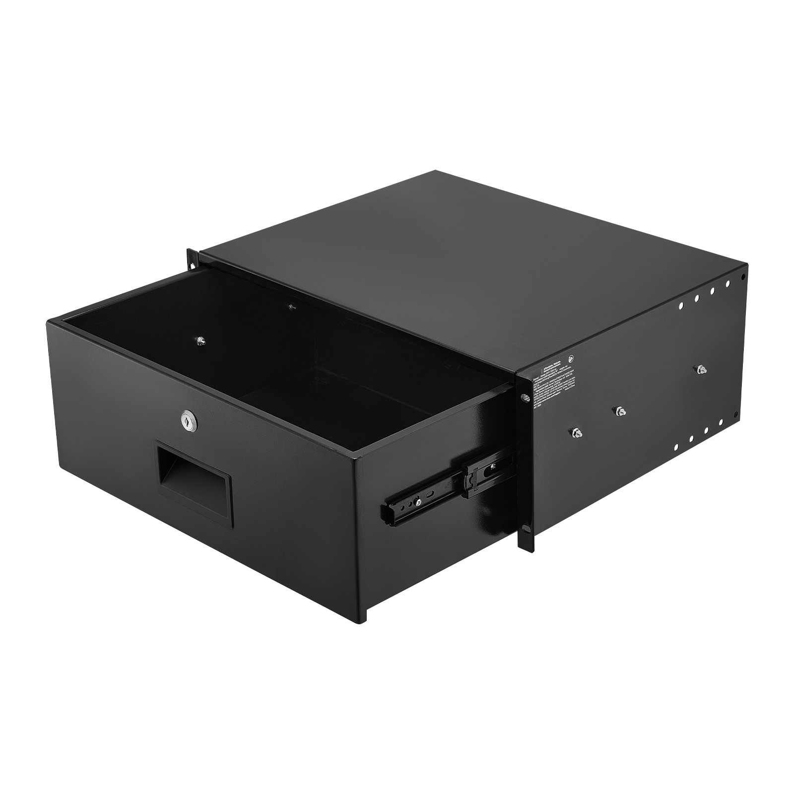 Uimoso 4U Rack Mount Drawer, 50 lbs Capacity, Lockable for 19-Inch Server Racks