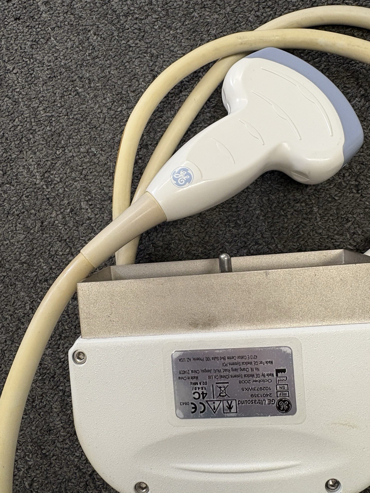 GE 2401359 4C Convex Array Ultrasound Transducer Probe (1 Unit)