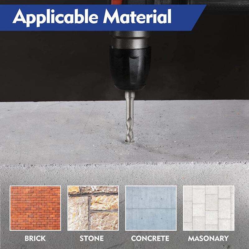 WORKPRO 17-Piece SDS-Plus Rotary Hammer Drill Bits Chisel Set High-Quality Bits