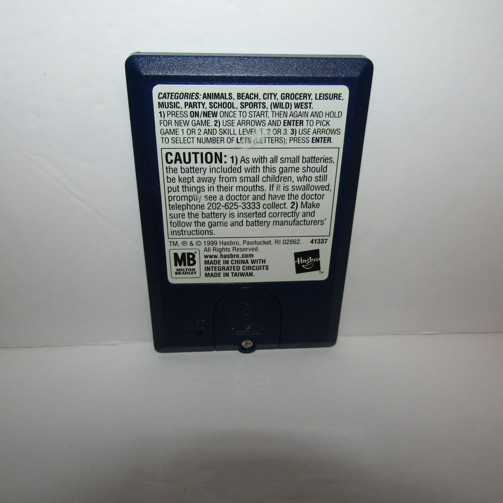 Hangman Electronic Credit Card Sized Game Tested & Working MPN: 41337