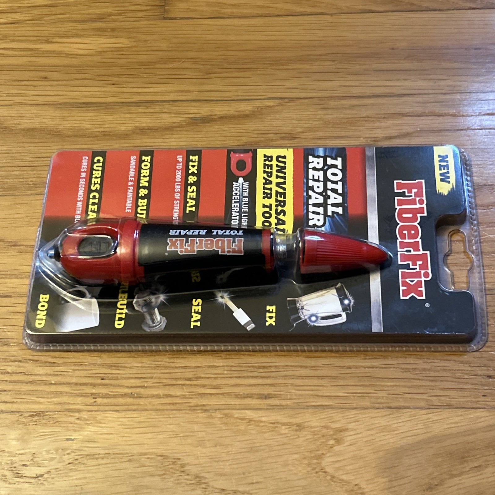 FiberFix Total Repair Factory Sealed Package Light Accelerated Super Glue Tool🔔