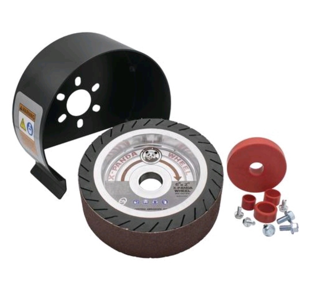 6" Expander Wheel w/Steel Safety Guard by X-Panda + 5 Extra Belts