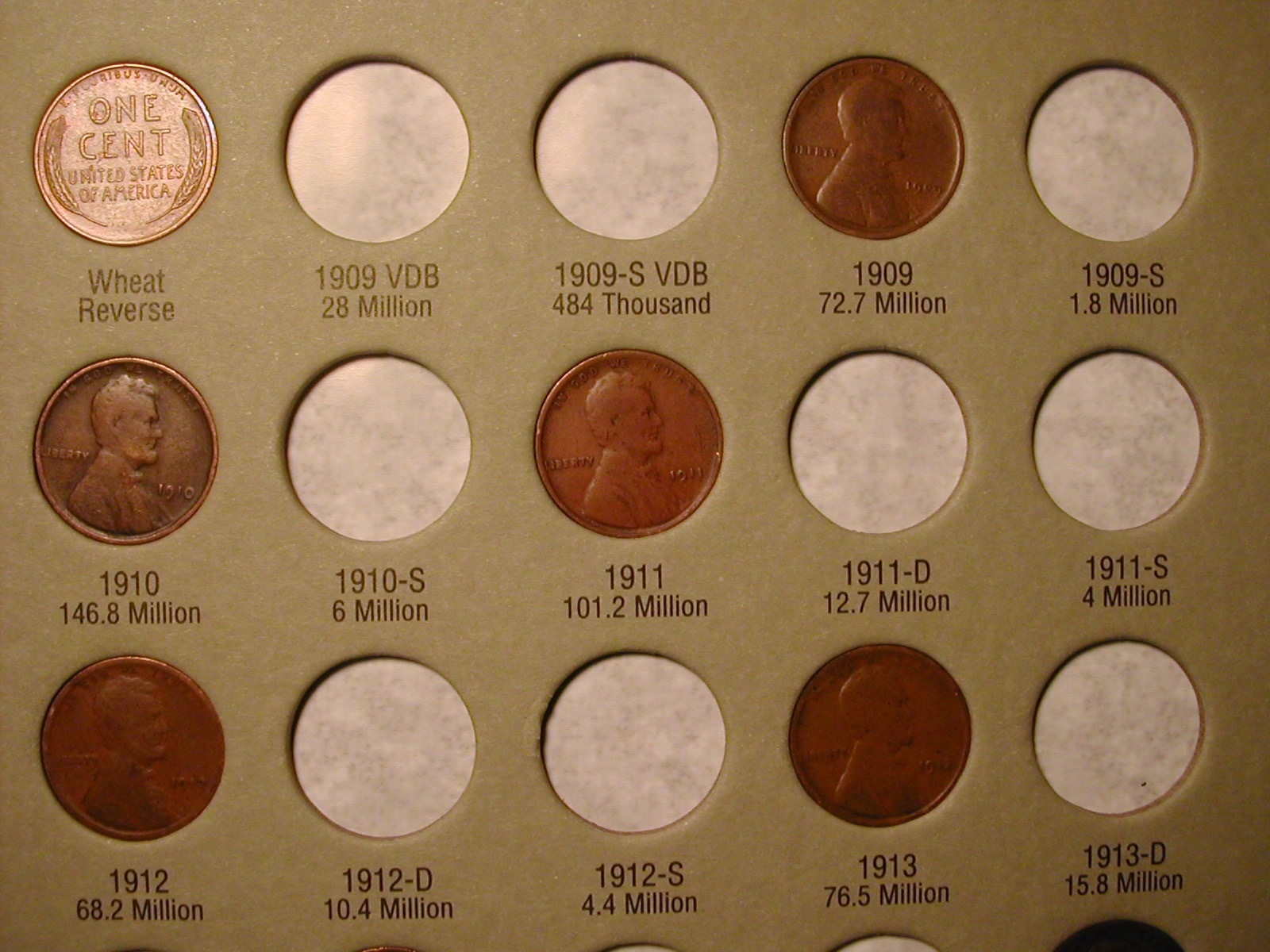 LINCOLN WHEAT CENT STARTER SET, 1909-1940 60 DIFFERENT DATE/MINTS!