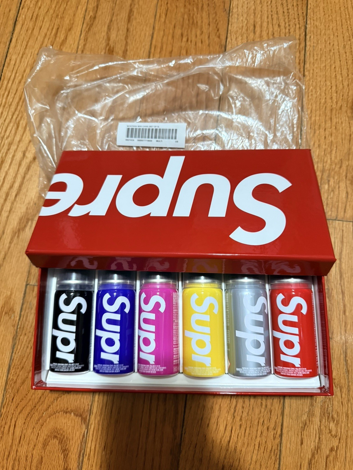 Supreme x Montana Mini Can Set (6 Mini Cans) Spray Paint SS21 FREE SHIPPING!