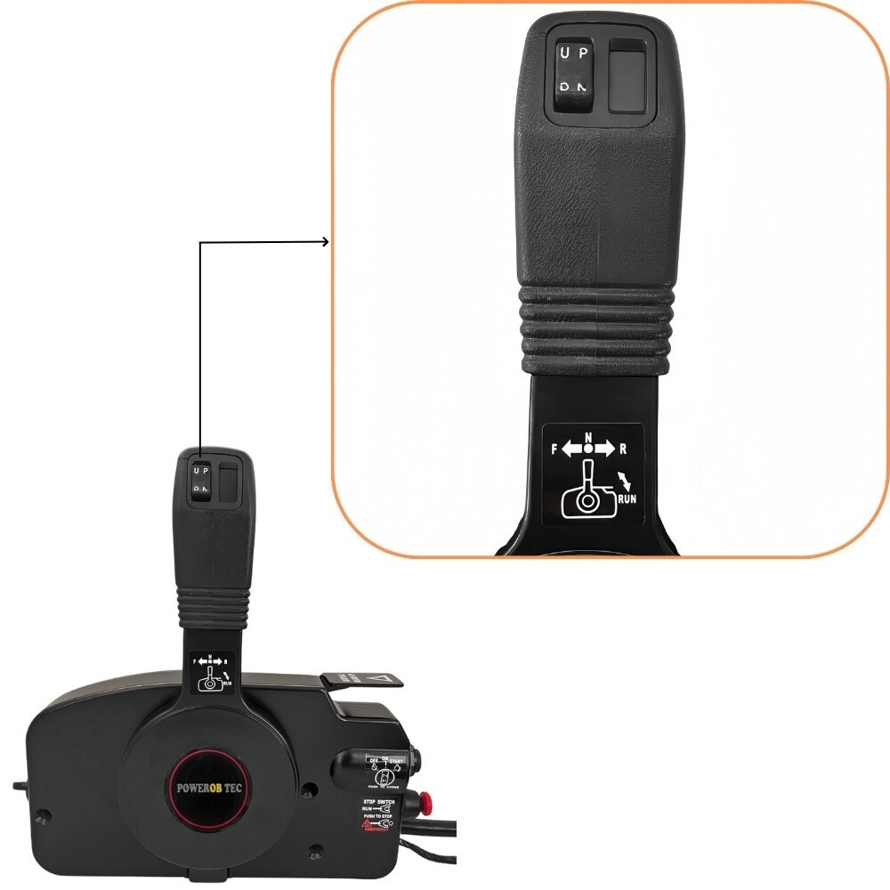 Side Mount Remote Control Box 3ACQ843301 For Tohatsu Outboard 8Pin Tirm PULL