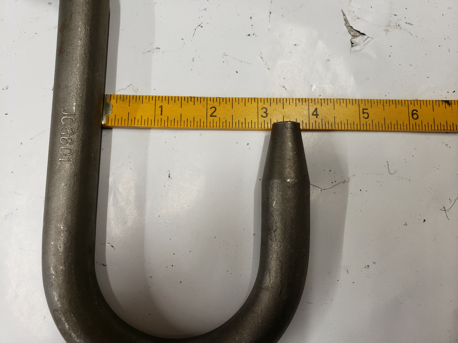 LMHE JC8601 2000 lb Steel Foundry lifting J-Hook 7/8" . x 8-1/2" MADE IN USA