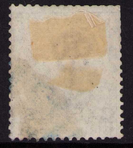 1880 Cyprus SC 5, 6p Six Pence Queen Victoria - Used w/ Blue Cancel