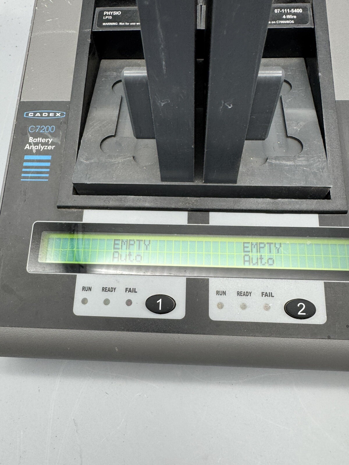 Cadex Electronics C7200 Battery Analyzer Charger W/ Physio LP15 Adapter