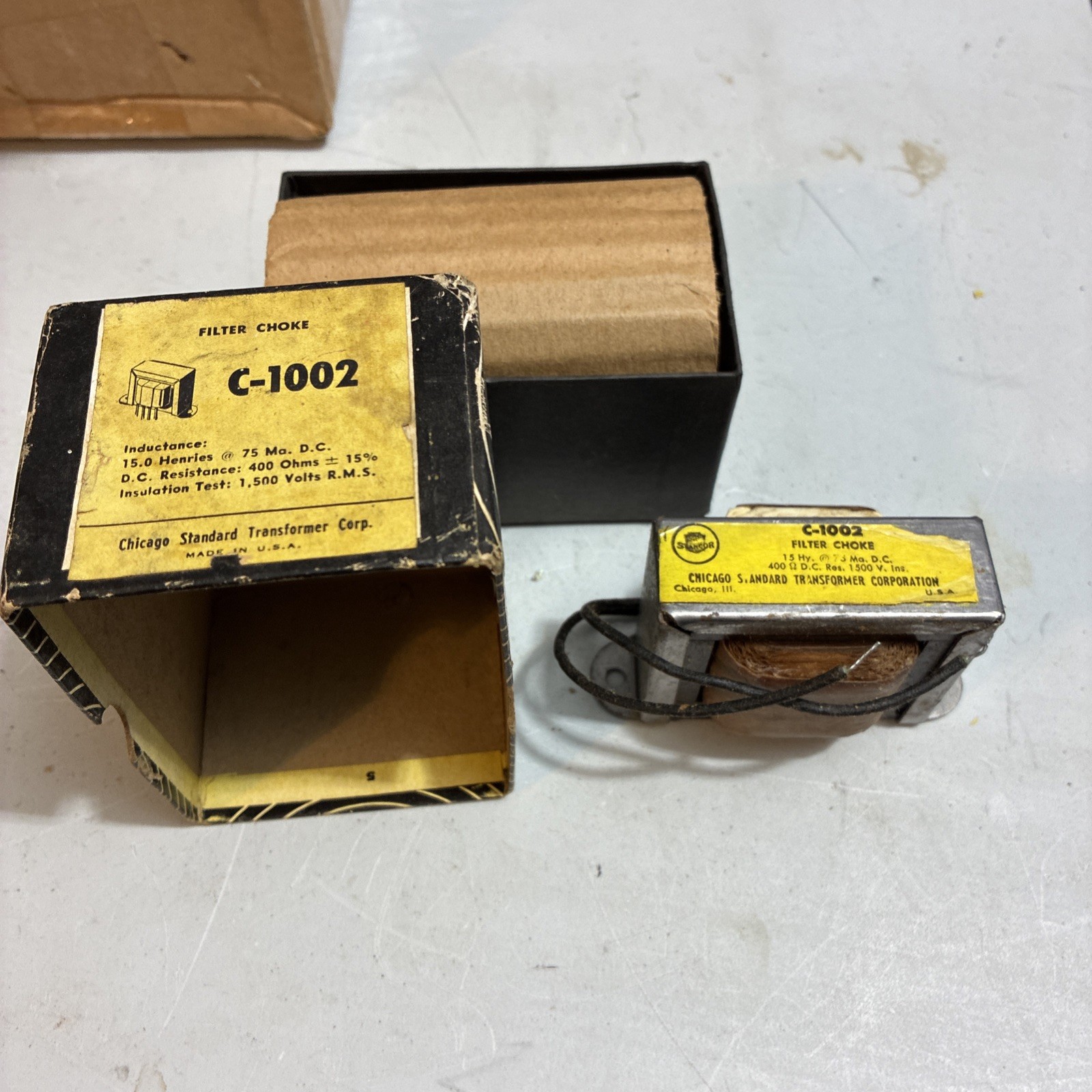 Stancor NOS Filter Choke C -1002