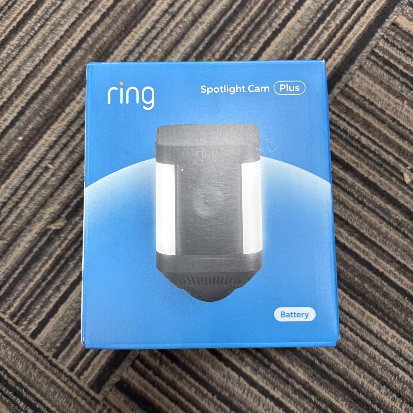 Ring Spotlight Cam Plus, Battery - Black