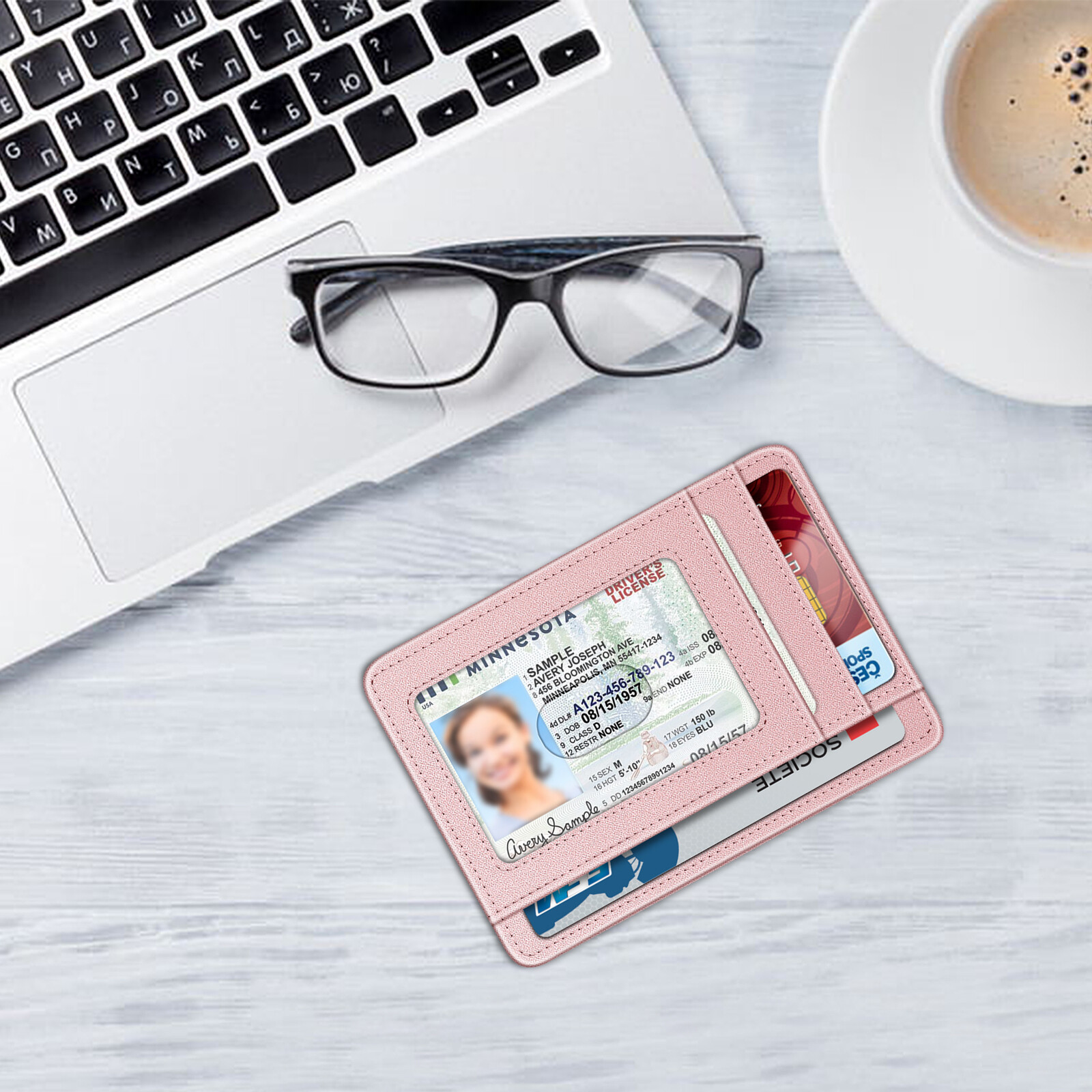 Slim Wallet Secure Men Women RFID Blocking Money Credit Card Holder Wallets