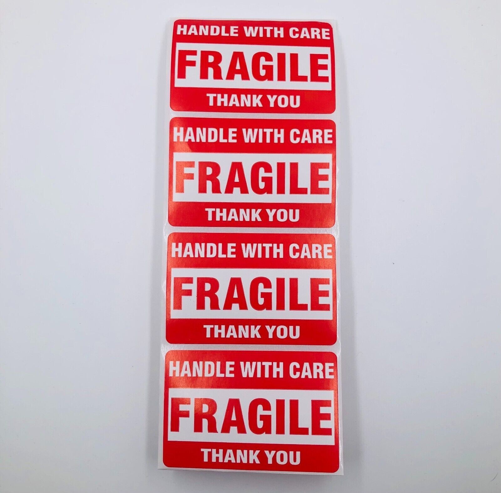 10 FRAGILE Handle with Care stickers DOT 2x3 inch Shipping Label UPS Fedex USPS