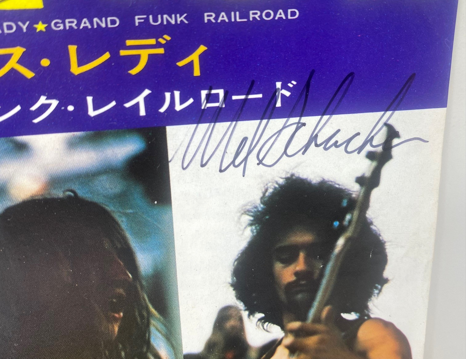 1970 Grand Funk Railroad Closer To Home 45 Record Signed By 3 Mark Farner + Band