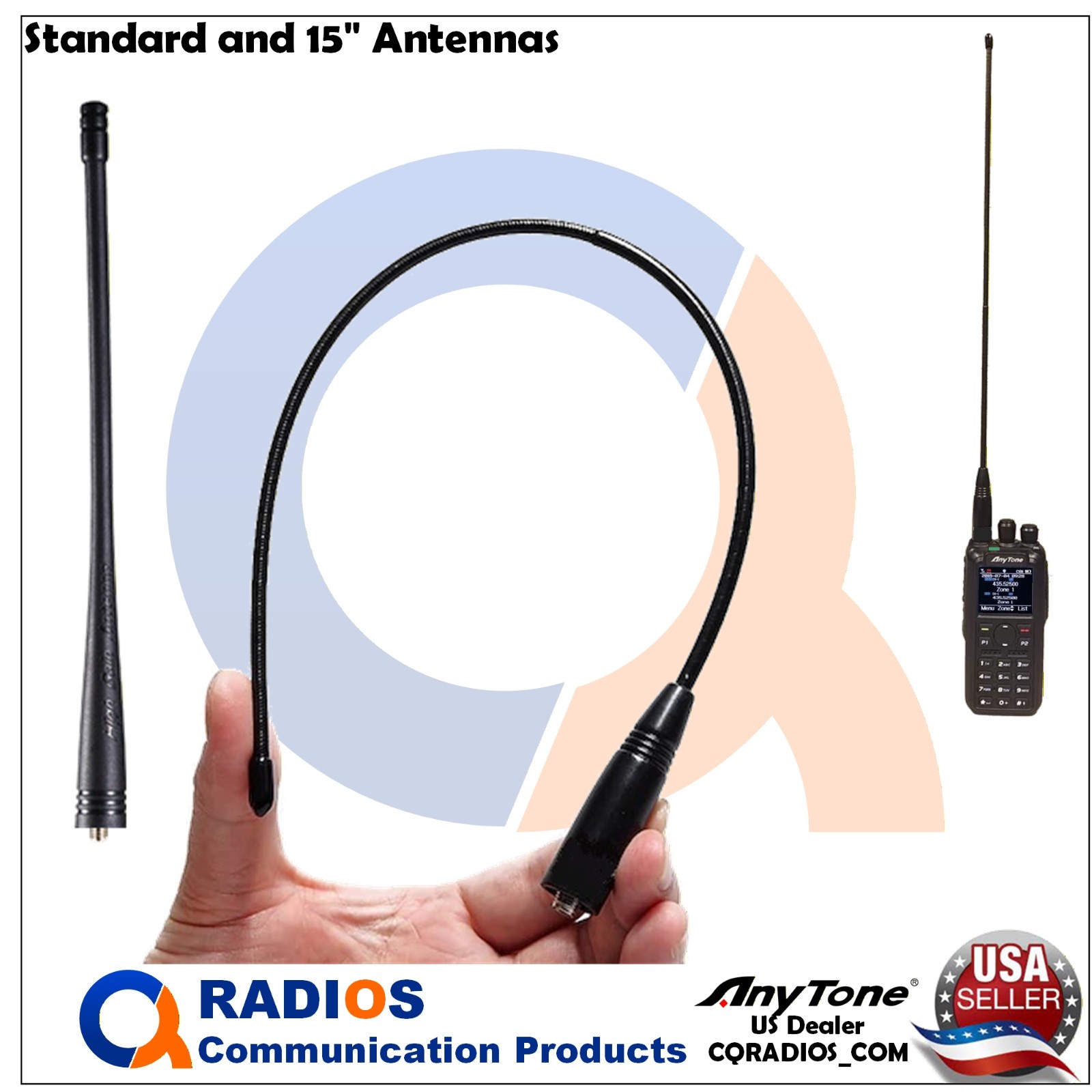 AnyTone AT-D890UV GPS DMR Analog UHF VHF Radio FREE Accessories ATD890UV