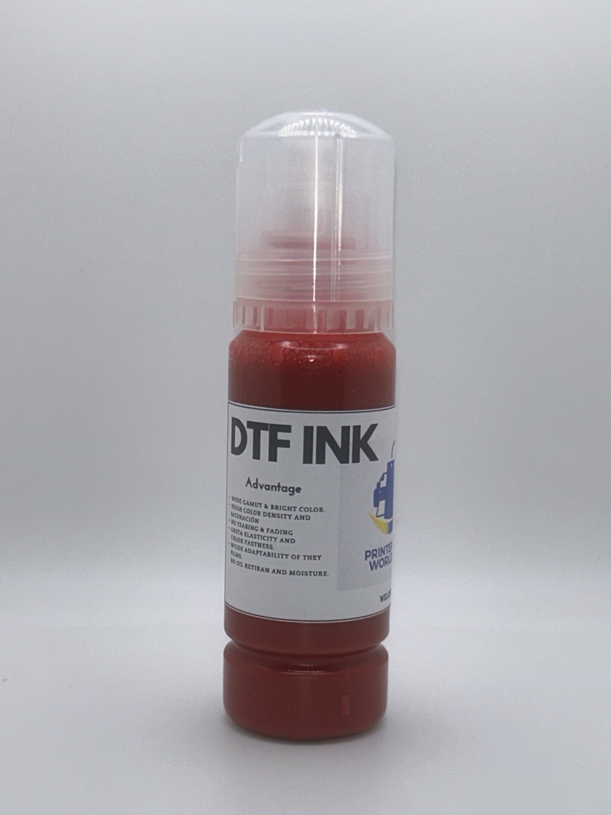 DTF Ink Compatible With Epson Printer, Digital Transfer Film bottles CMYK+W NEW