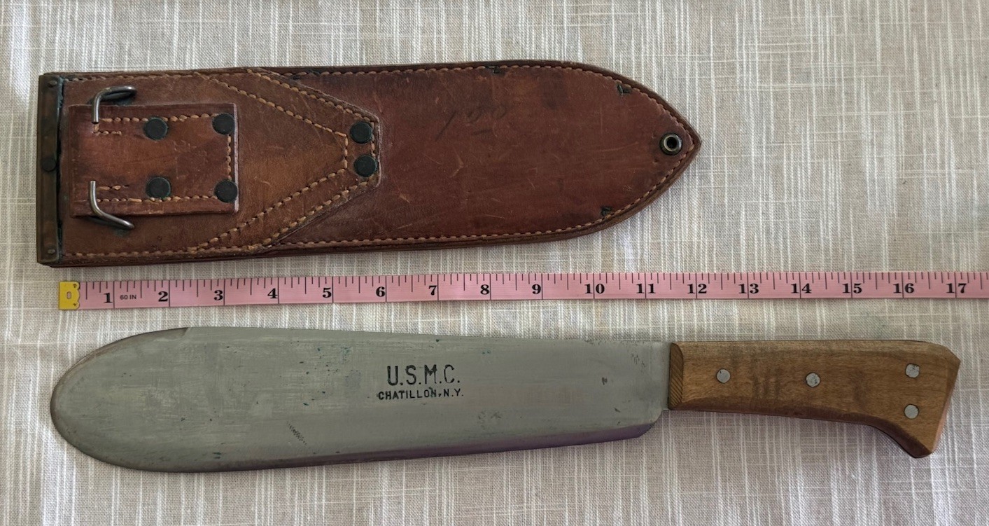 USMC Chatillon, NY  Boyt 45 Scabbard WWII