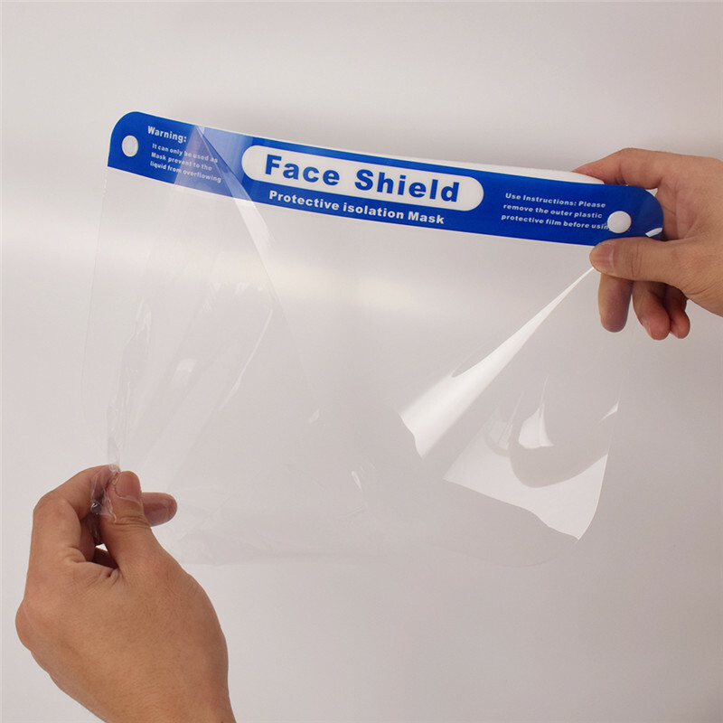 2 PCS Safety Full Face Shield Reusable Washable Protection Cover Face Mask