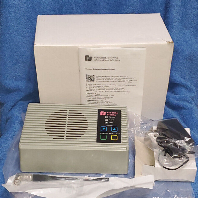 Federal Signal Informer UHF 450-470 MHz DTMF & Tone Alert Radio - GMRS, HAM