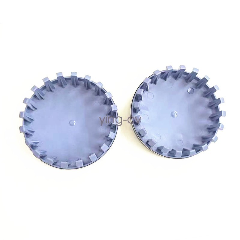 4x Gloss Black Wheel Rim Center Caps 3.25" For GMC Sierra Yukon Denali 2014-2024