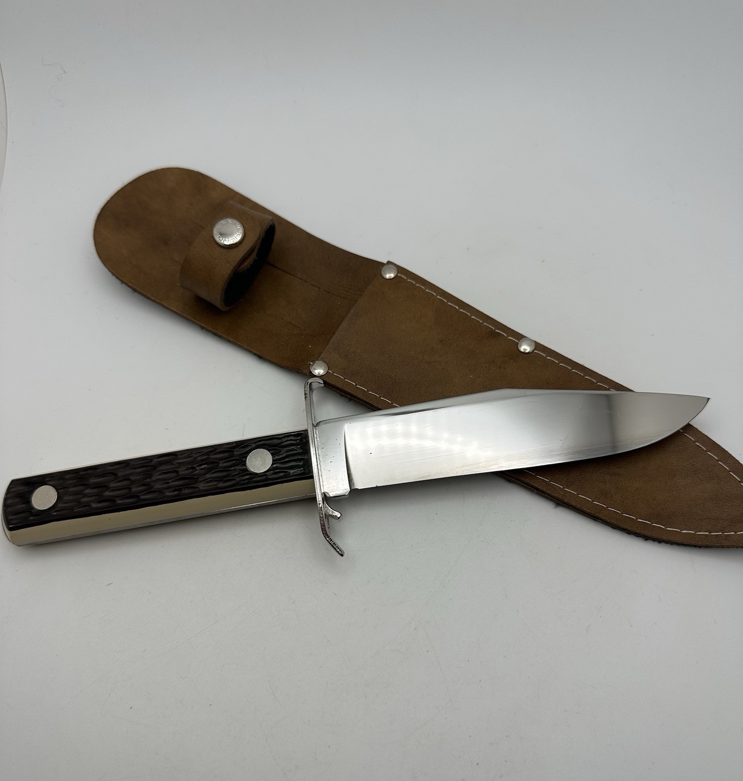 VINTAGE COLONIAL FIXED BLADE SURVIVAL KNIFE CAN OPENER & CAP LIFTER PROV. USA