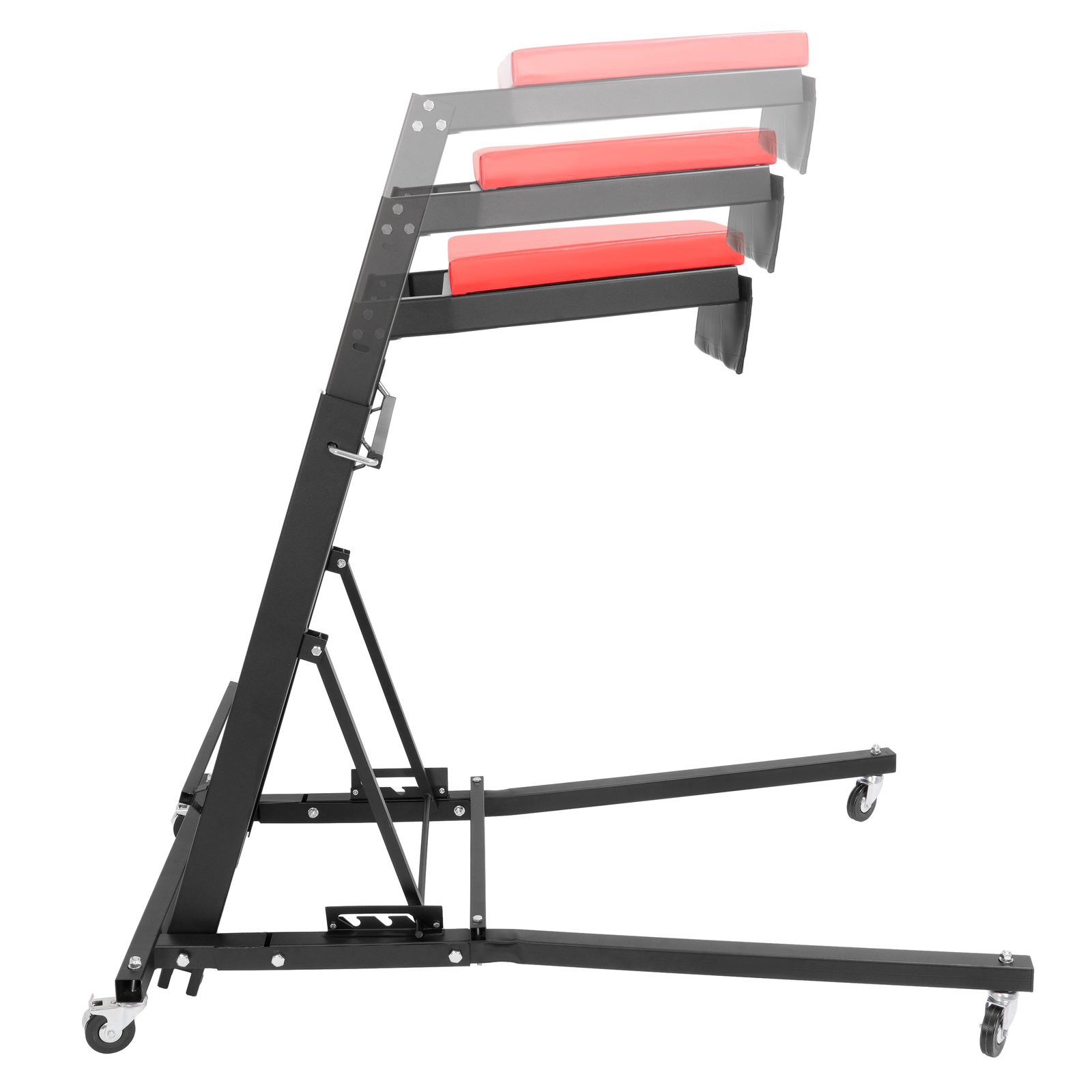 Foldable Automotive Topside Creeper Adjustable Height Movable Ladder 400Lbs