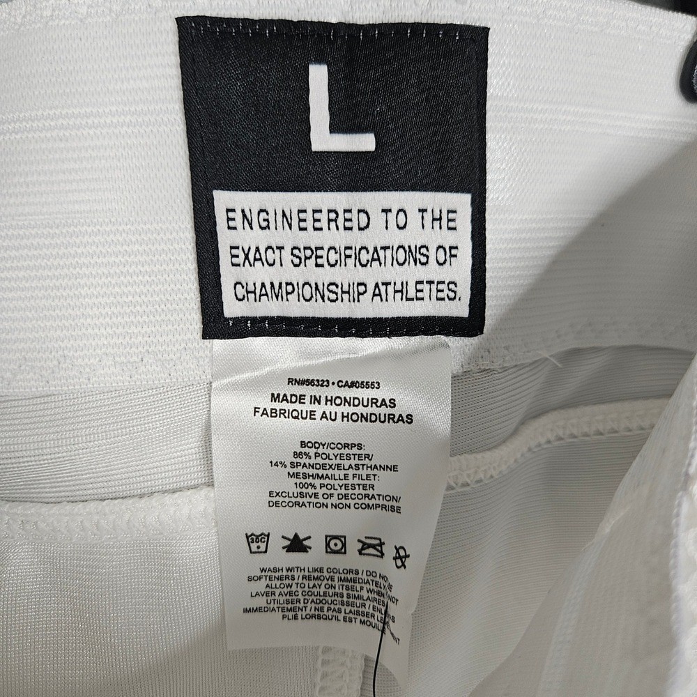 Nike Vapor Team White Football Pants Men's Size Large 908728-100 New