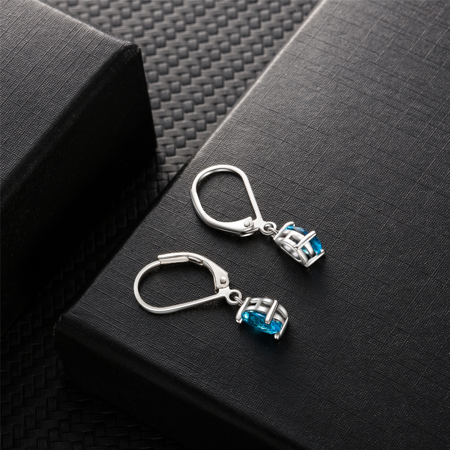 Buyless Fashion Girls And Women Teardrop Dangle Earrings With Leverback CZ Stone