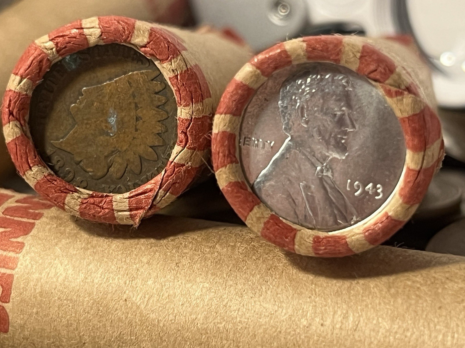 UNSEARCHED Wheat Cent Rolls w/ both Indian & Steel Cent Enders 🪙🔥🪙🔥