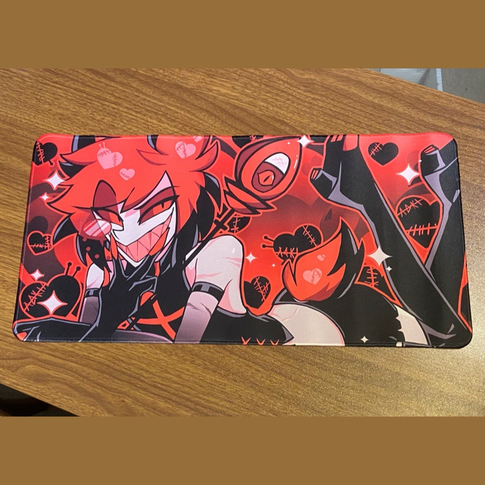 Hazbin Hotel Alastor 23x11x2mm Keyboard Desk Mat - READ DESC FOR DETAILS!