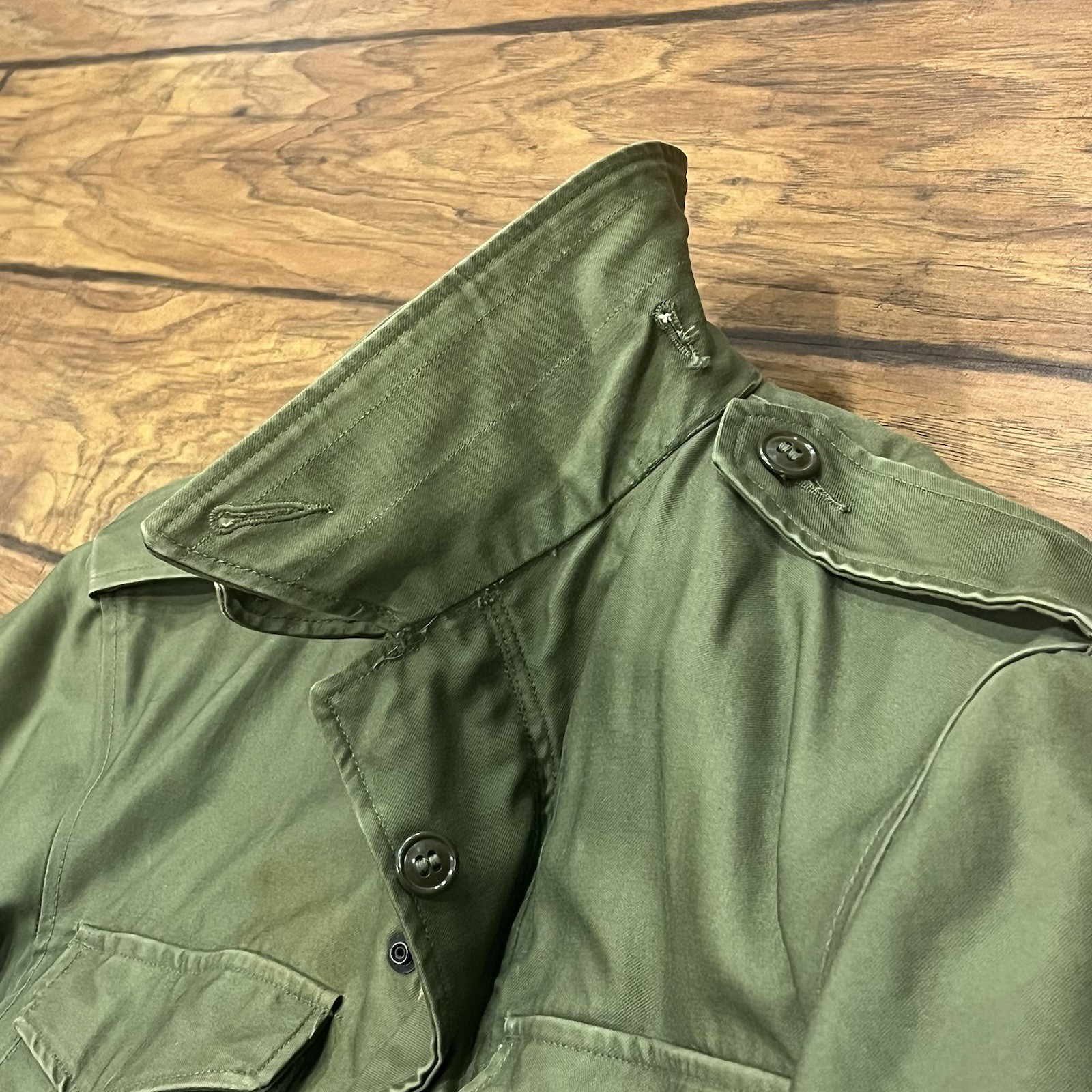 Vintage M-1951 Field Jacket OG 107 Mens Small Regular W/Liner Military READ!!!!