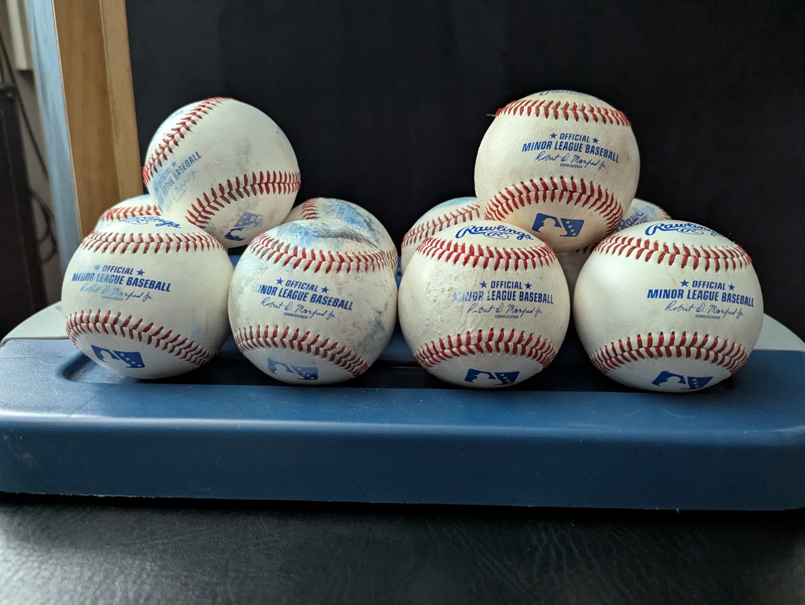 Rawlings minor league baseballs used lot of 10